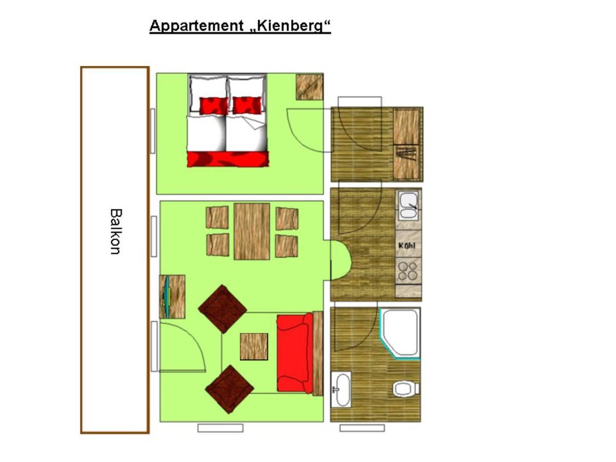 Ahorn-Appartements - Chiemgau Karte Inzell Luaran gambar
