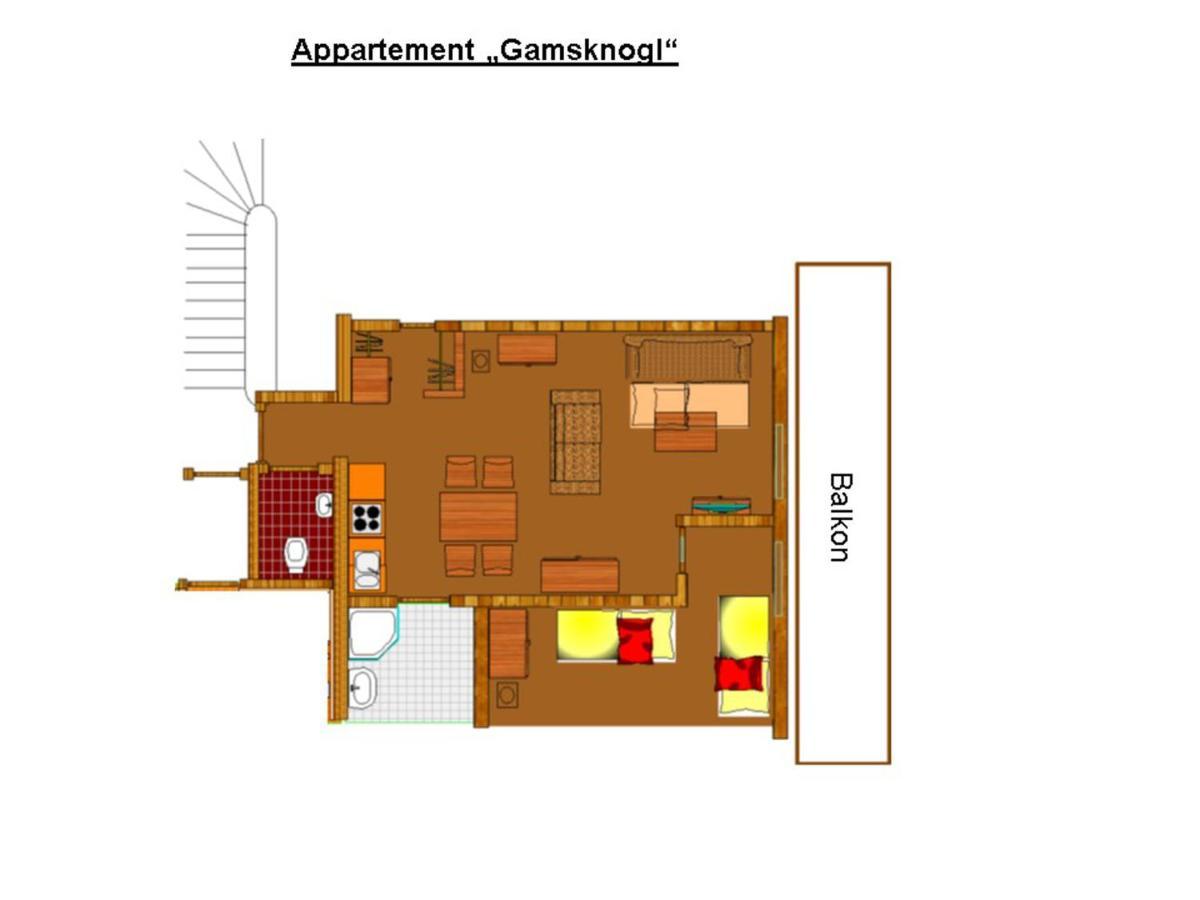 Ahorn-Appartements - Chiemgau Karte Inzell Luaran gambar